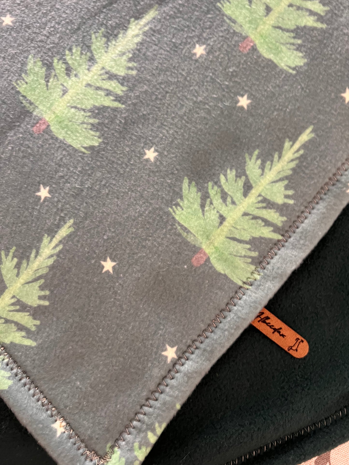 Double Polar Fleece Trees Blankets