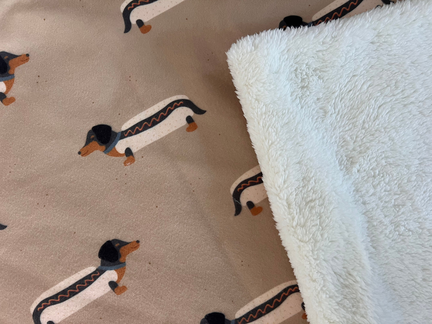 Albee Hotdog Dash Snuggle Blanket