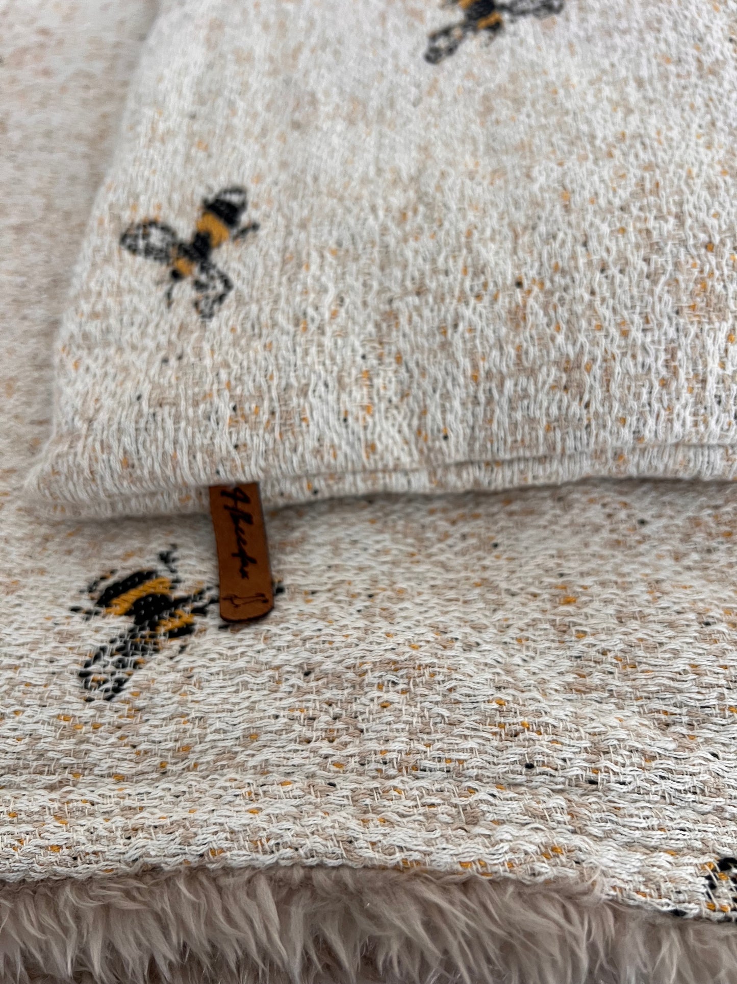 Woven Bee Snuggle Sacks and Blankets