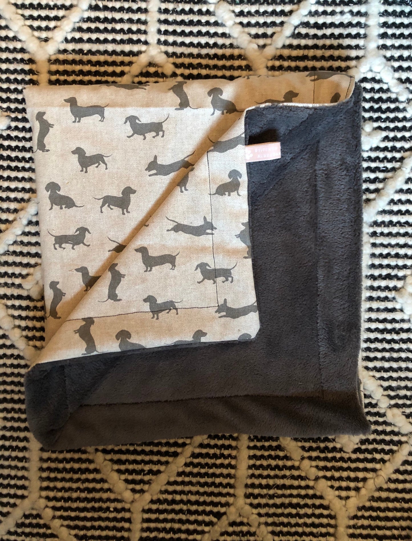 Spring Fling Summer blanket with soft cosy lining