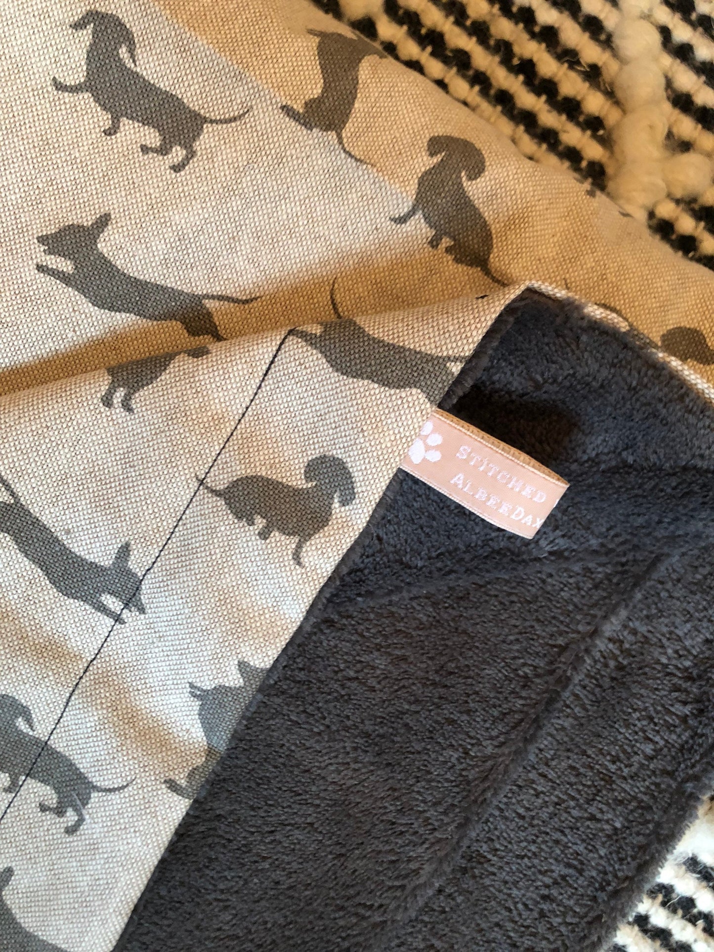 Spring Fling Summer pet or human blanket with soft cosy lining
