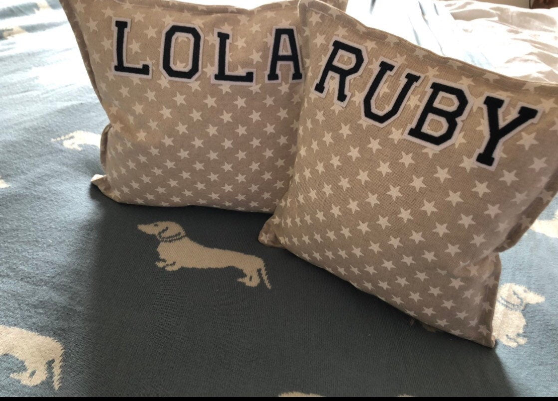 Personalised cushions
