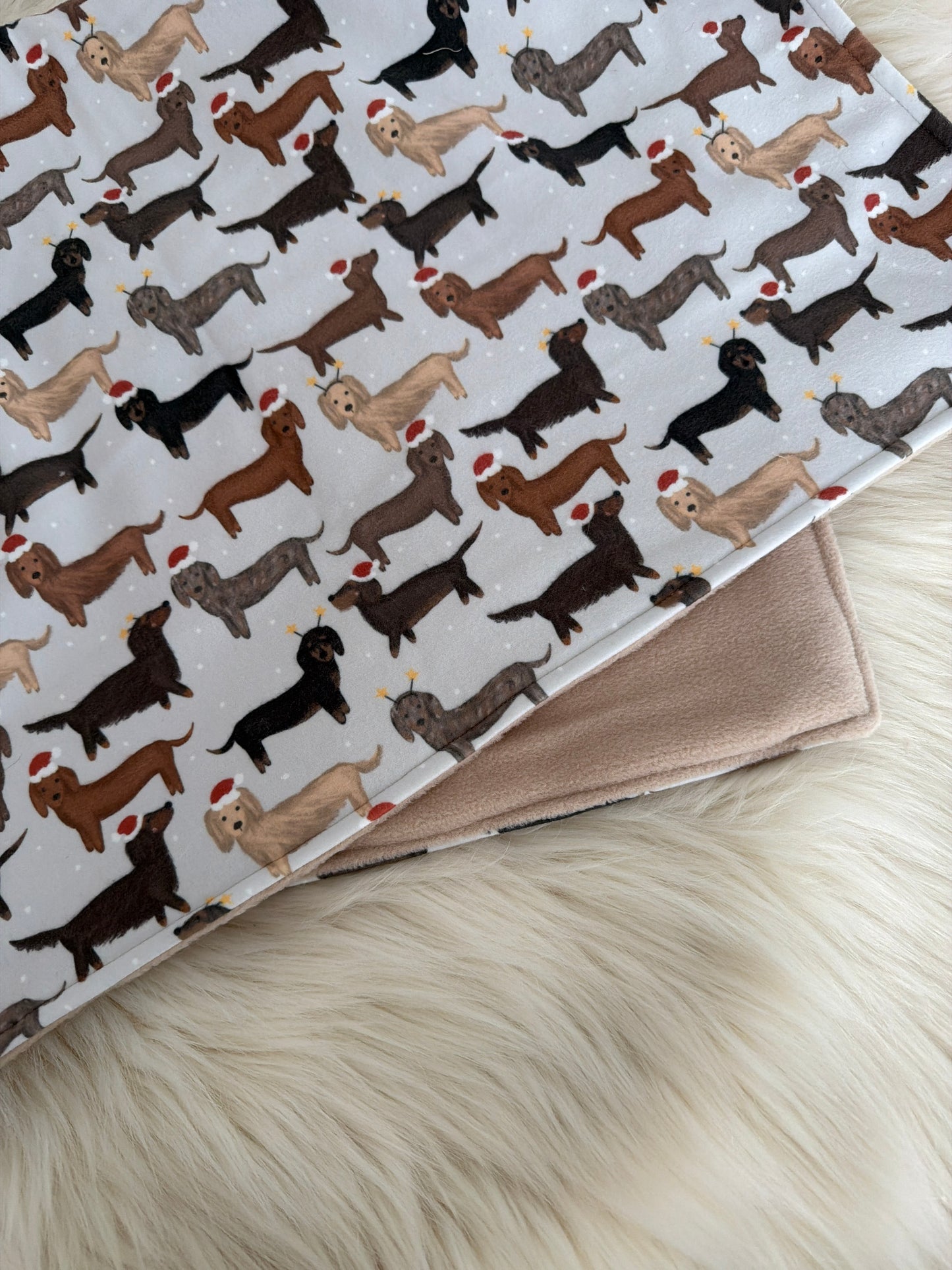 Dashing Through The Snow Snuggle Blanket