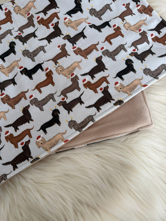 Dashing Through The Snow Snuggle Blanket