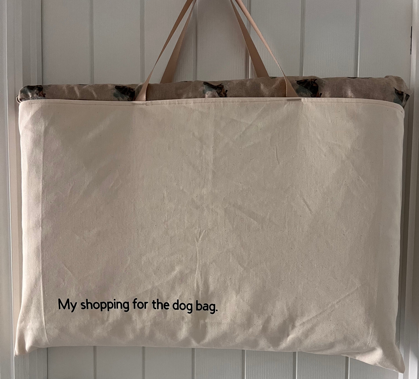 Extra Large Tote My Shopping For The Dog Bag