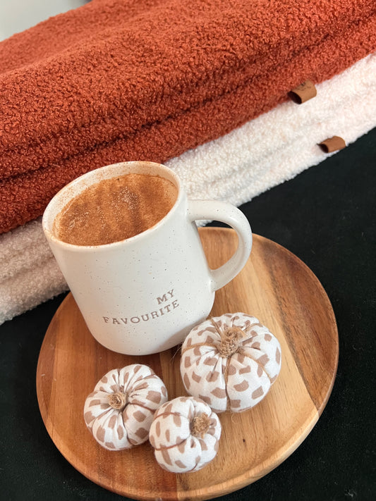 Spiced Boucle Blanket