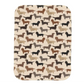 Mixed Coat Dachshund life fleece blanket