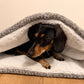 Slate Chenille Boucle Snuggle Sack