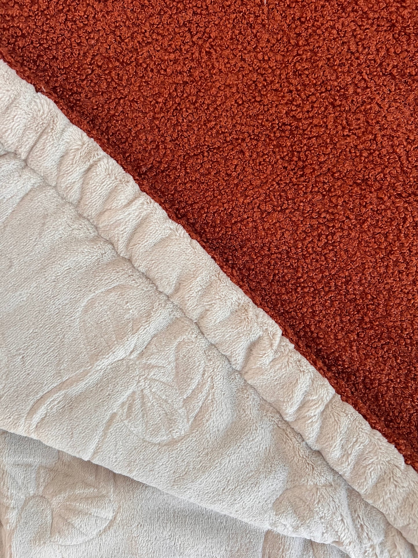 Spiced Boucle Latte Snuggle Sack