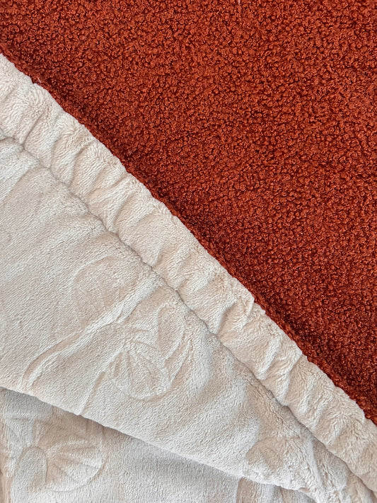 Spiced Boucle Latte Snuggle Sack