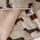 Spring Fling Summer blanket with soft cosy lining