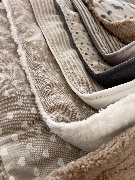Spring Fling Summer pet or human blanket with soft cosy lining