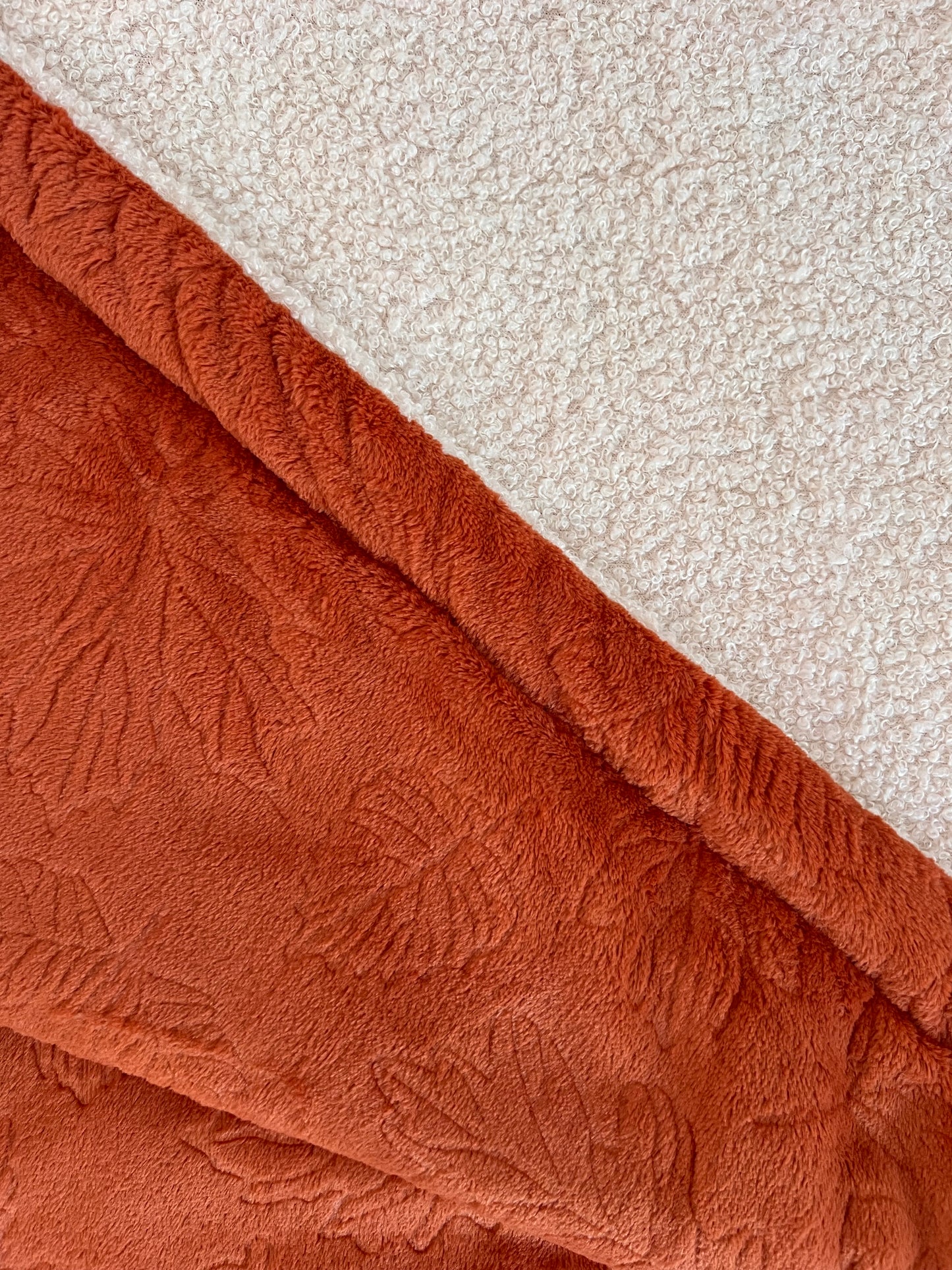 Latte Boucle & Spice Snuggle Sack