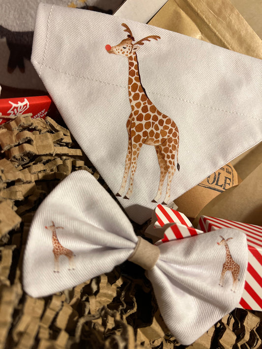 Christmas print bow ties 6 fabric options