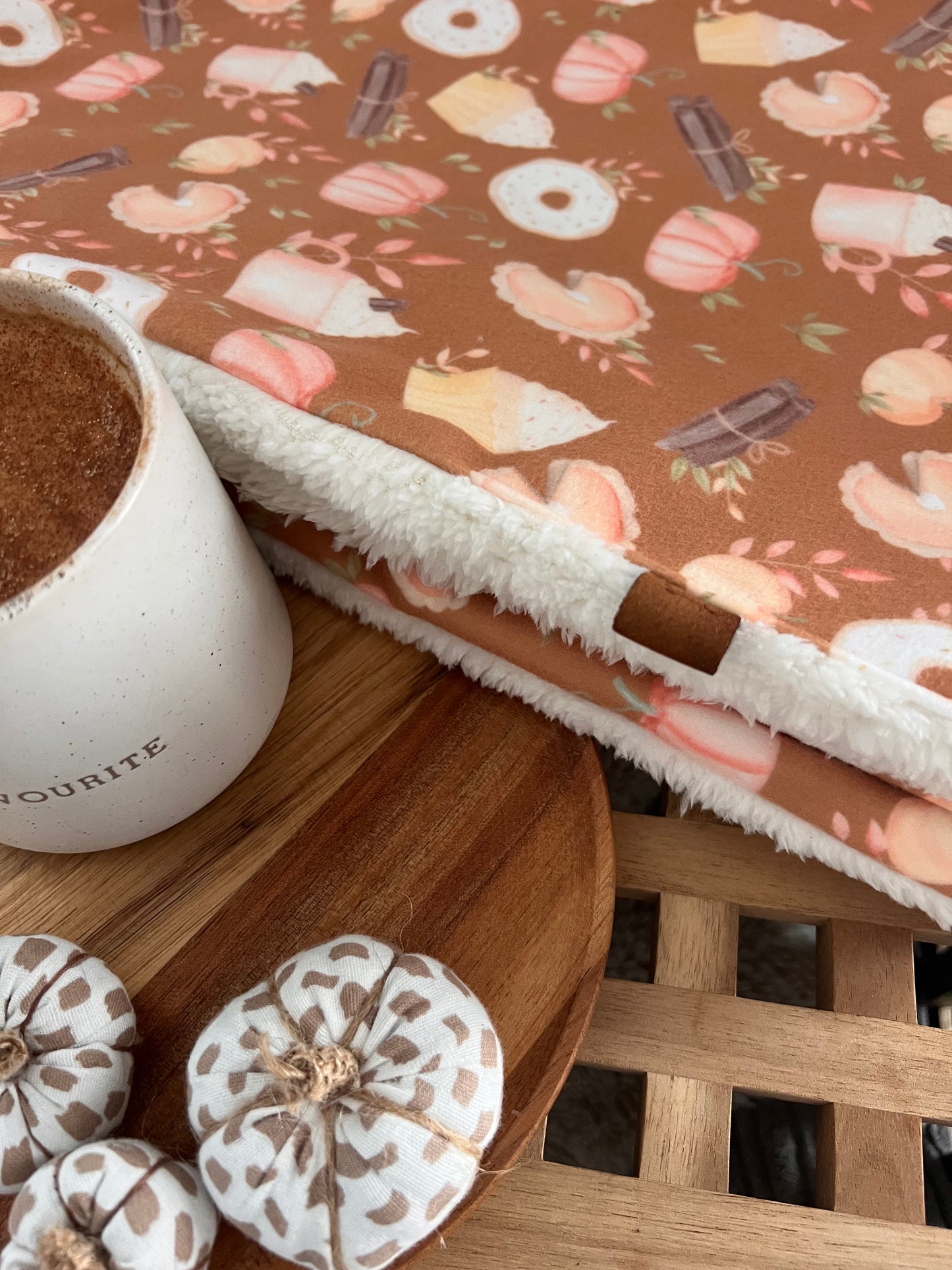 Spiced Pumpkin Chai Blanket
