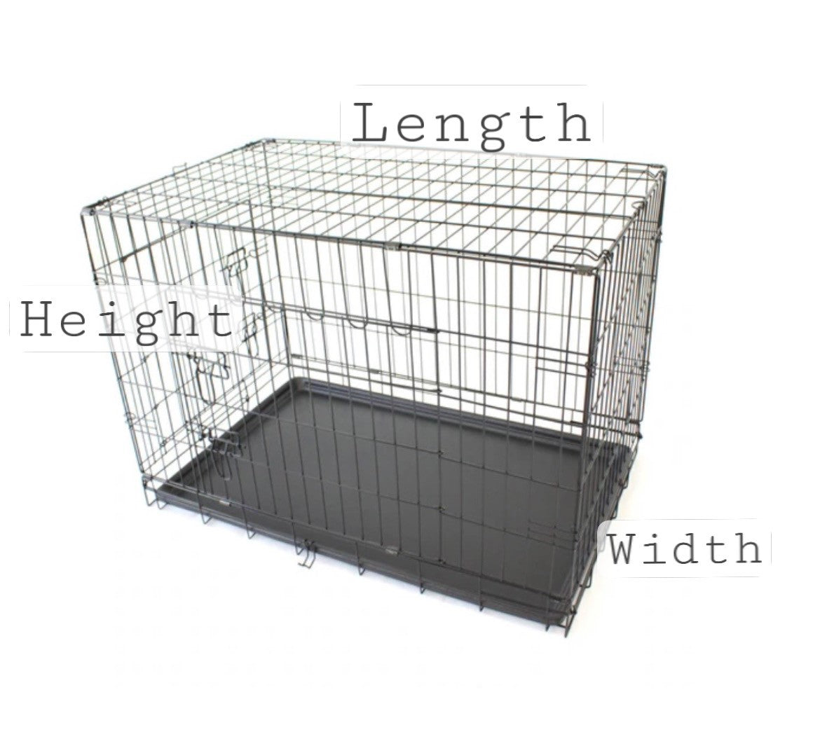 Christmas Medium Crate Sets and separate Bumper, Cover & Box Bed for Dogs- Bespoke Length 77cm by Width 47cm by Height 53cm