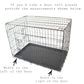 Directions on how to measure your crate such as the width to the left and right of the door