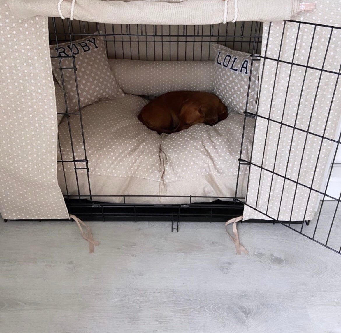 Dog crate side sales bumpers